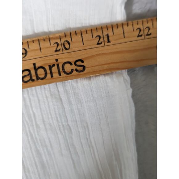 Grand and Green Tunic top XL Rayon/Nylon Bust 43" Len 28.5' Sleeves 3/4 19"Lace - Picture 12 of 13